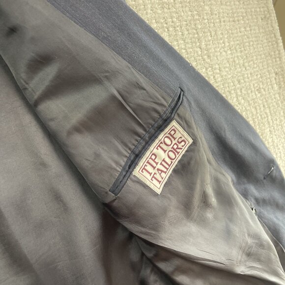 Henley Canada Blue Wool Double Breasted Suit Jacket Men’s 39R + 33W Pants Set - Picture 10 of 16